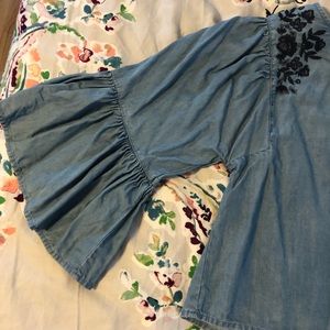 blue hollister shirt